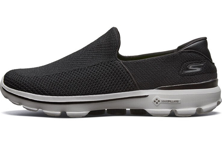 Skechers Go Walk Casual Shoes Black 54057-BKGY