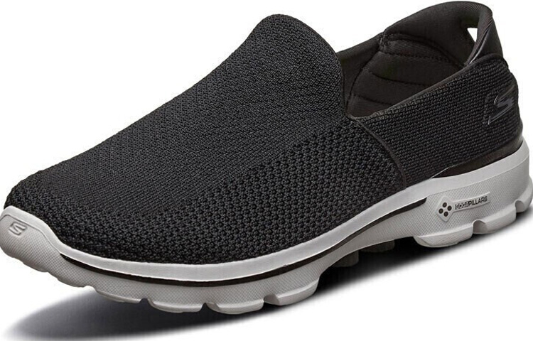 Order Skechers Go Walk Chaussures Décontractées Noires 54057-BKGY