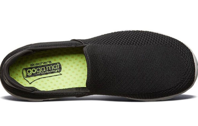 Lookbook Skechers Go Walk Chaussures Décontractées Noires 54057-BKGY