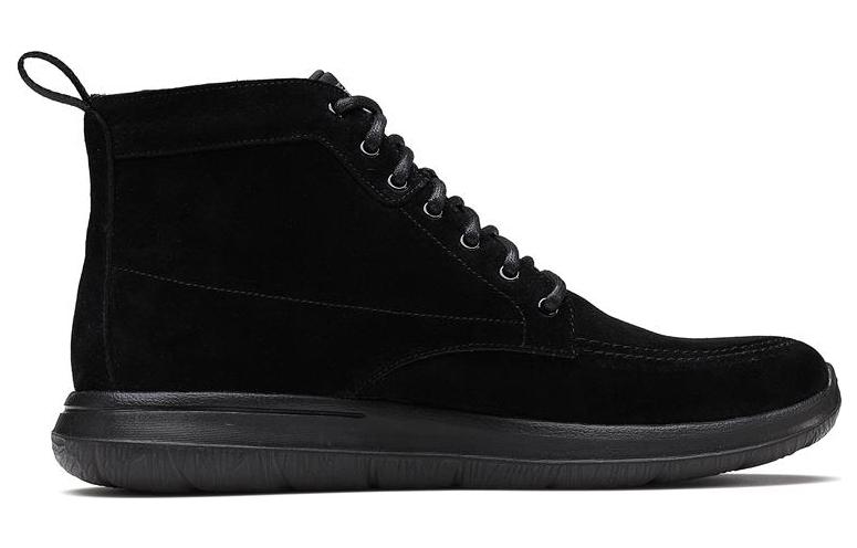Order Skechers GO WALK City 'All-Black Mid-Top Casual Boot' 54281-BBK