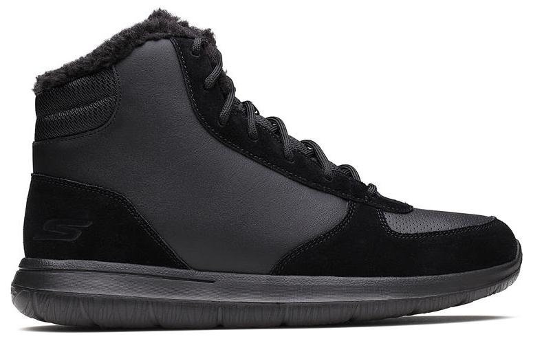 Order Skechers GO WALK City Mid 'Hitam Sepenuhnya' 54282-BBK