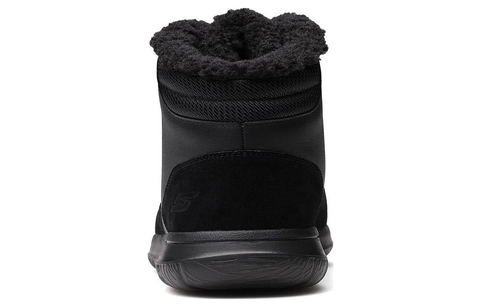 Shop Skechers GO WALK City Mid 'Hitam Sepenuhnya' 54282-BBK