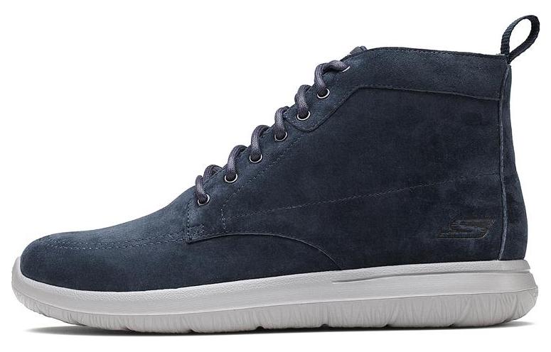 Buy Skechers GO WALK City Mid ''Blau Grau'' 54281-NVGY