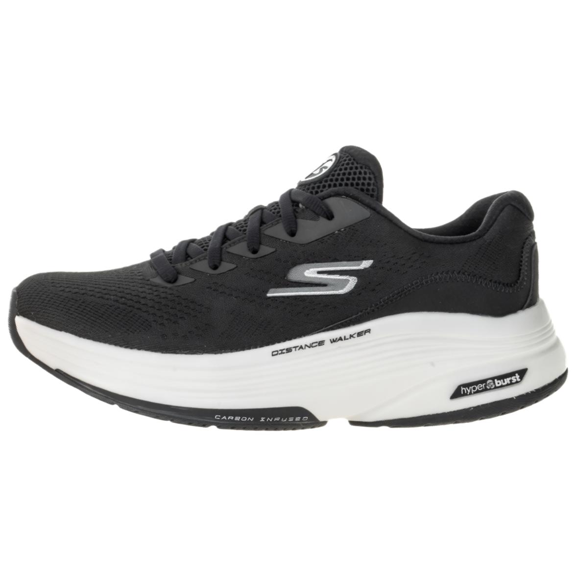 Skechers Go Walk Distance Walker Low-Top Running Shoes - Black, Stylish & Comfy 216528-BKW