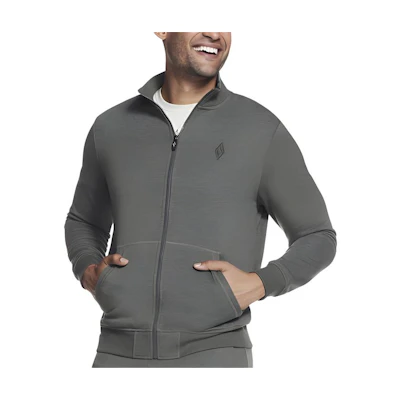Skechers GO WALK Everywhere Olive Breathable Knit Zip Hoodie Jacket M3JA195-OLV