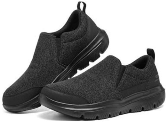 Skechers GOwalk Evolution Ultra 防滑耐磨 低筒 運動休閒鞋 全黑色 Lookbook Skechers GOwalk Evolution Ultra 防滑耐磨 低筒 運動休閒鞋 全黑色
