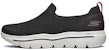 Skechers Go Walk Evolution Ultra Rendah Hitam/Merah 54732-BKRD