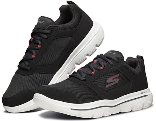 Skechers Go Walk Evolution Ultra Low-Top Negro/Rojo 54734-BKRD Lookbook Skechers Go Walk Evolution Ultra Low-Top Negro/Rojo 54734-BKRD