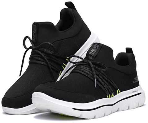 Skechers Go Walk Evolution Ultra 低幫跑步鞋 黑白 Lookbook Skechers Go Walk Evolution Ultra 低幫跑步鞋 黑白