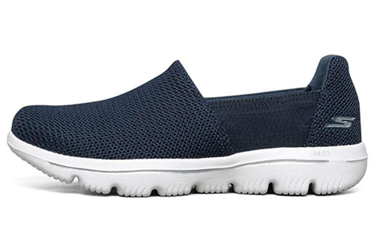(Women) Skechers Go Walk Evolution Ultra Running Shoes Blue 15743-NVW