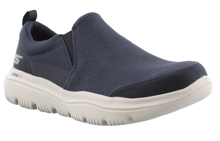 Lookbook Skechers Go Walk Evolution Ultra ''Bleu Marine Gris'' 54736-NVGY