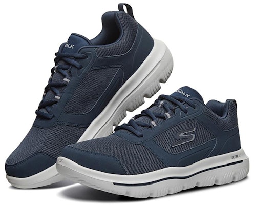 Skechers Go Walk Evolution Ultra Kasut Rendah Biru 54733-NVGY Lookbook Skechers Go Walk Evolution Ultra Kasut Rendah Biru 54733-NVGY