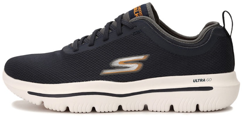 Skechers Go Walk Evolution Ultra Lazy Shoes Blue/Orange 54742-NVOR Buy Skechers Go Walk Evolution Ultra Lazy Shoes Blue/Orange 54742-NVOR