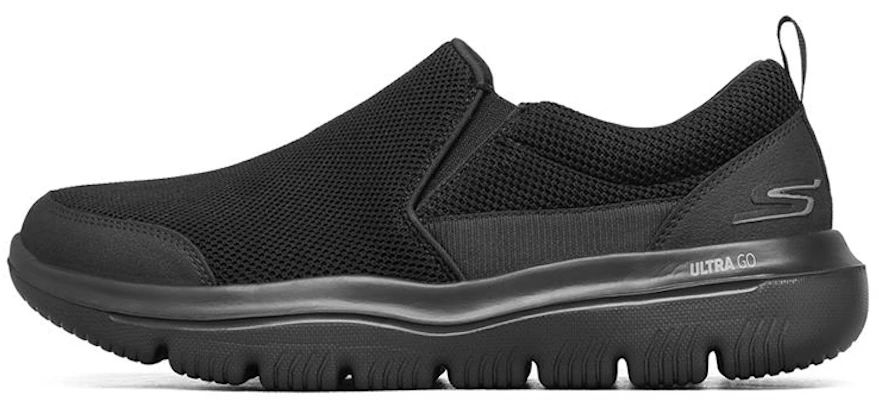 Skechers GO Walk Evolution Ultra 輕便透氣 一腳蹬休閒懶人鞋 全黑 Buy Skechers GO Walk Evolution Ultra 輕便透氣 一腳蹬休閒懶人鞋 全黑