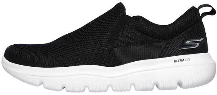 skechers-go-walk-evolution-ultra-black-white-breezy-comfort-slip-on-54738-bkw