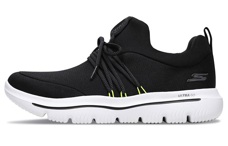 Skechers Go Walk Evolution Ultra Low-Top 'Black White Green' 54735-BKLM