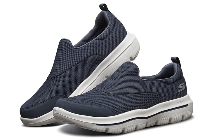 Lookbook Skechers Go Walk Evolution Ultra Low-Top Blu 54730-NVGY