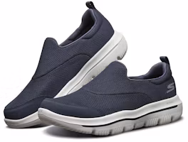 Lookbook Skechers Go Walk Evolution Ultra 一脚蹬運動 跑步鞋 男款 海軍藍色