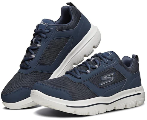 Skechers Go Walk Evolution Ultra Azul/Gris para Hombre Mujer 54734-NVGY Lookbook Skechers Go Walk Evolution Ultra Azul/Gris para Hombre Mujer 54734-NVGY