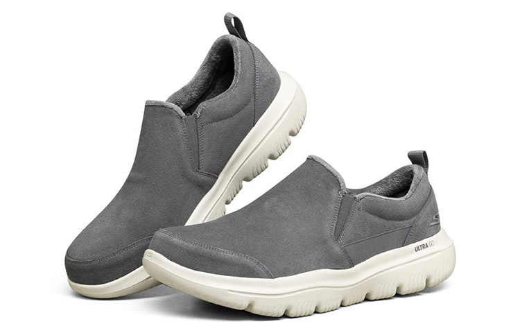 Lookbook Skechers Go Walk Evolution Ultra Loafers Abu-Abu 216061-CHAR