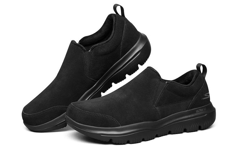 Lookbook Skechers Go Walk Evolution Ultra Slip On 'Hitam Tulen' 216061-BBK