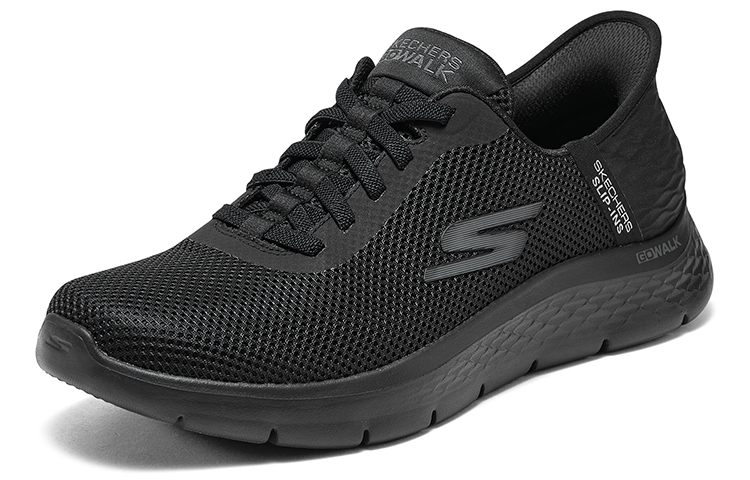 Lookbook Skechers Go Walk Flex-Hands Up Slip-Ins ''Zwart'' 216496-BBK