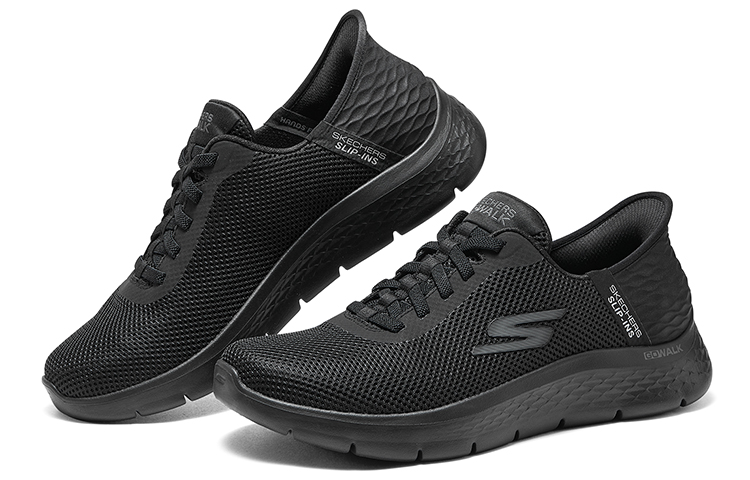 Shop Skechers Go Walk Flex-Hands Up Slip-Ins ''Zwart'' 216496-BBK