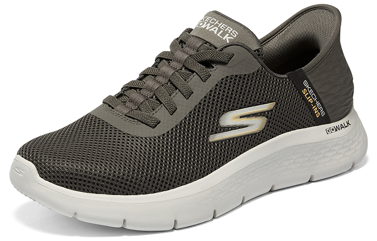 Lookbook Skechers Go Walk Flex-Hands Up Slip-Ons ''Marrone'' 216496-BRN