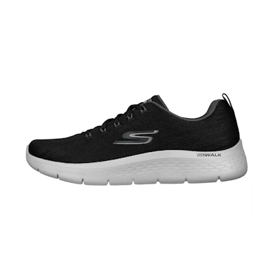 Skechers Go Walk Flex Lace Up 'Black Grey'