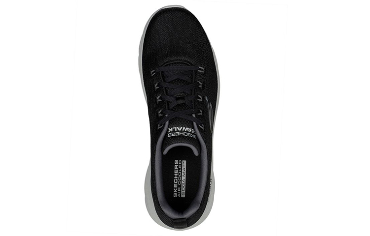 Shop Skechers Go Walk Flex Cordones 'Negro Gris' 216481-BKGY