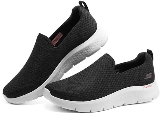 Skechers Go Walk Flex 'Hitam Merah Slip-On' 216483-BKRD Lookbook Skechers Go Walk Flex 'Hitam Merah Slip-On' 216483-BKRD