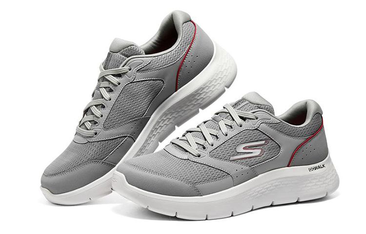 Lookbook Skechers Go Walk Flex 運動休閒鞋 灰色