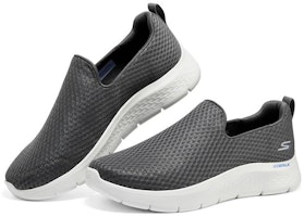 Skechers Go Walk Flex 一腳蹬運動休閒鞋 灰藍 Lookbook Skechers Go Walk Flex 一腳蹬運動休閒鞋 灰藍