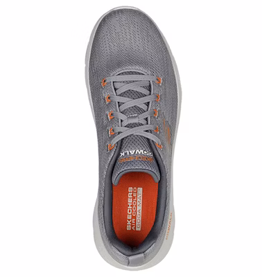 Skechers Go Walk Flex 'Grey Orange' 216481-GYOR Shop Skechers Go Walk Flex 'Grey Orange' 216481-GYOR
