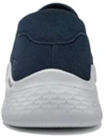 Lookbook Skechers Go Walk Flex 舒適輕盈 減震耐磨 低幫 生活休閒鞋 男款 海軍藍色