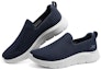 Lookbook Skechers Go Walk Flex 'Navy Blue Slip-On Biru Tentera' 216483-NVY