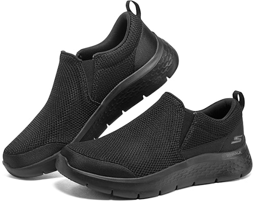 Skechers Go Walk Flex 防滑耐磨輕便 低筒 運動休閒鞋 男款 黑 Shop Skechers Go Walk Flex 防滑耐磨輕便 低筒 運動休閒鞋 男款 黑