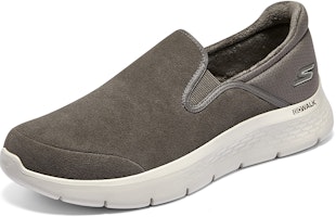 Skechers Go Walk Flex 舒適 防滑耐磨 低筒 跑步鞋 男款 灰褐色 Lookbook Skechers Go Walk Flex 舒適 防滑耐磨 低筒 跑步鞋 男款 灰褐色