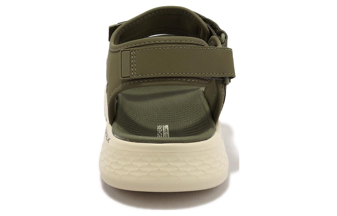Shop Skechers Go Walk Flex Sandal 'Hijau Zaitun' 229205-OLV