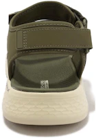 Shop Skechers Go Walk Flex 簡約舒適 沙灘涼鞋 男款 綠色