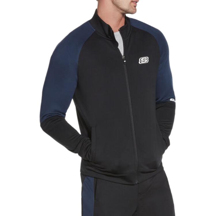 Skechers GO WALK Gear™ Black Moisture-Wicking Full-Zip Jacket M3JA192-BLK