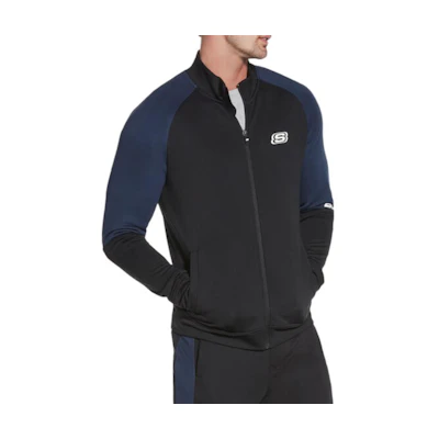 Skechers GO WALK Gear™ Black Moisture-Wicking Full-Zip Jacket M3JA192-BLK