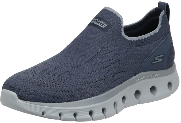 Skechers Go Walk Glide-step Flex 減震耐磨 低幫懶人運動休閒鞋 海軍藍 Lookbook Skechers Go Walk Glide-step Flex 減震耐磨 低幫懶人運動休閒鞋 海軍藍