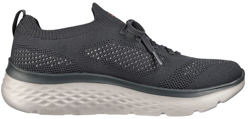 Skechers Go Walk Hyper Burst 織物 低筒運動休閒鞋 深灰 Order Skechers Go Walk Hyper Burst 織物 低筒運動休閒鞋 深灰