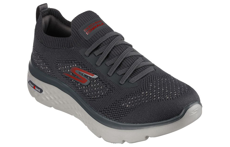 Lookbook Skechers Go Walk Hyper Burst 'Gris Oscuro' 216083-CHAR