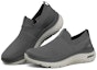 Lookbook Skechers Go Walk Hyper Burst 'Kelabu Slip-On' 216074-CHAR