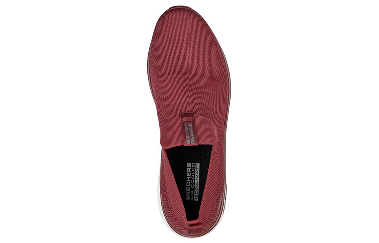 Lookbook Skechers Go Walk Hyper Burst 'Red Slip-On' 216074-BURG