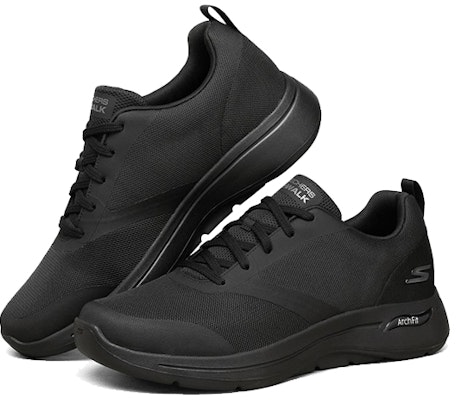 Skechers GO WALK Lite 足弓支撐跑步鞋 男款 黑色 Lookbook Skechers GO WALK Lite 足弓支撐跑步鞋 男款 黑色