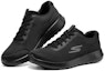 Lookbook Skechers GO WALK Rendah 'Hitam' 216281-BBK
