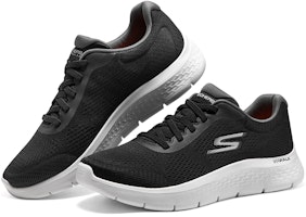 Skechers Go Walk Low 'Hitam dan Putih' 216486-BKGY Shop Skechers Go Walk Low 'Hitam dan Putih' 216486-BKGY
